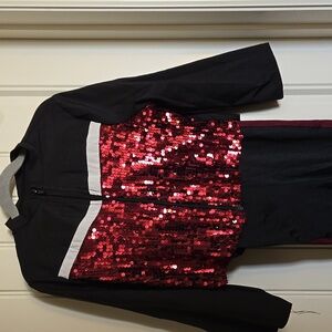 Weissman Black and Pink Sequin Jacket